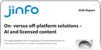 On- versus off-platform solutions – AI and licensed content