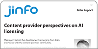 Content provider perspectives on AI licensing