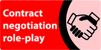 Contract negotiation role-play