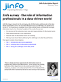 Jinfo survey - the role of information professionals in a data-driven world