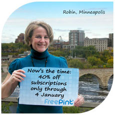 Now's the time: 40% off subscriptions through 4 January