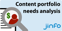 More details about report Content portfolio needs analysis