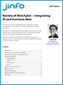 More details about report Review of Matchplat – integrating AI and business data